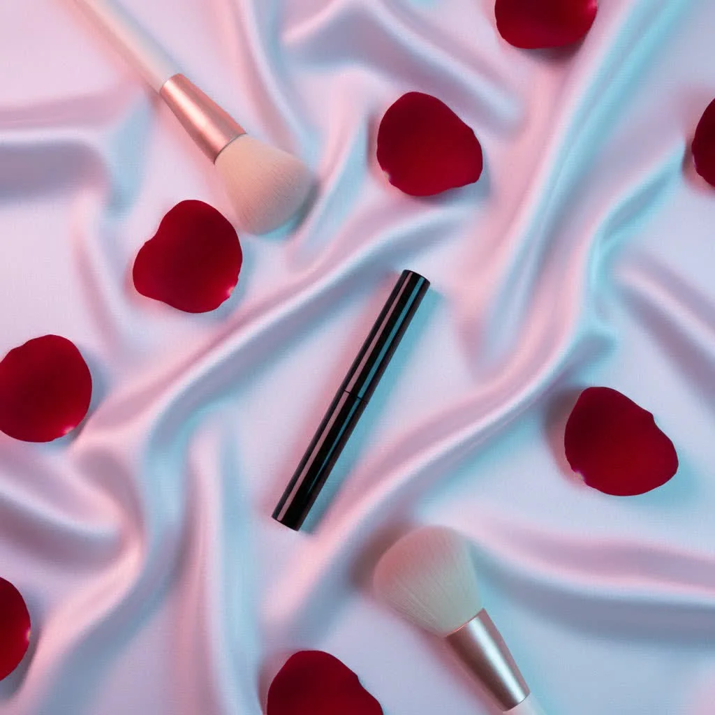 Close-up of a woman applying eyeliner pencil to her upper lash line