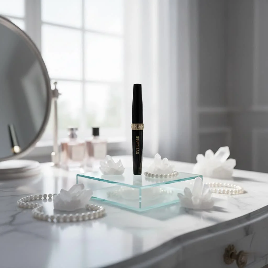 MAC eyeliner products displayed on a white background